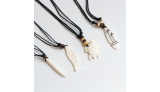 Bone Necklace Trendy Handcrafted by Balinese Artisans
